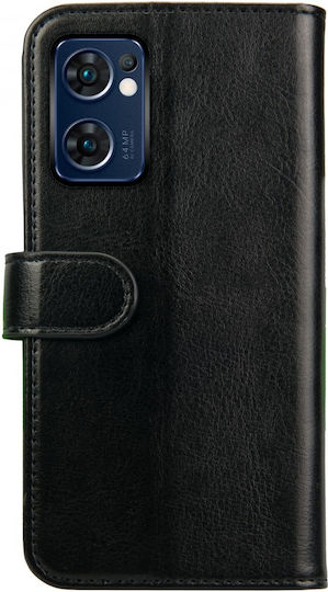 Rosso Element Brieftasche Synthetisches Leder Schwarz (Oppo Find X5 Lite)