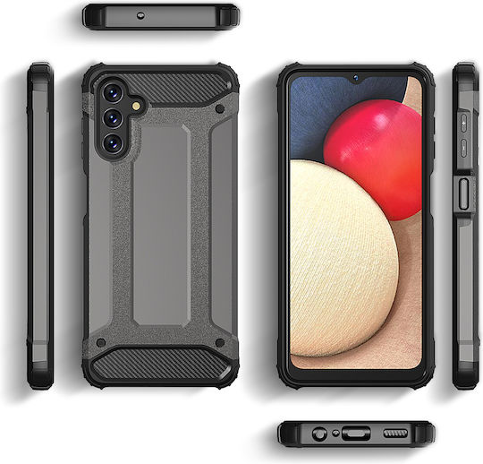 Hurtel Hybrid Armor Back Cover Πλαστικό Μαύρο (Galaxy A13 4G)