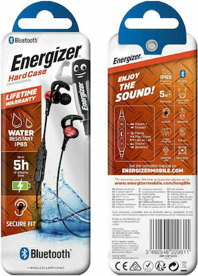 Energizer HIBT25BR In-ear Bluetooth Handsfree Căști cu Rezistență la Transpirație Negrα