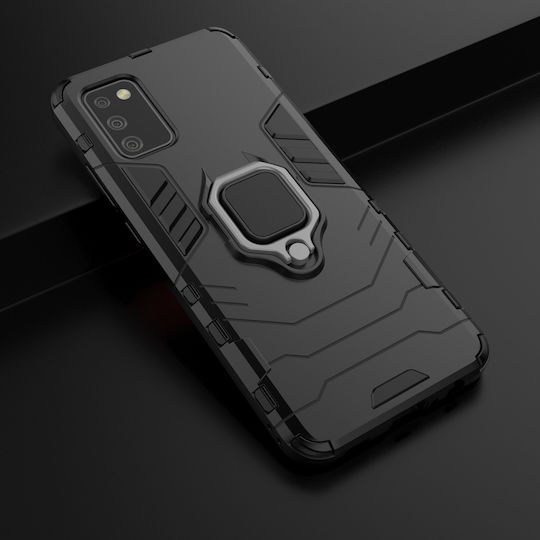 Hurtel Ring Armor Back Cover Πλαστικό Μαύρο (Galaxy A03s)