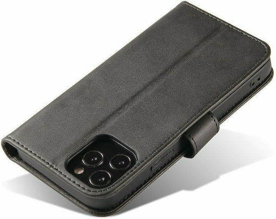 Hurtel Magnet Elegant Book Synthetic Leather Black (Moto G200)