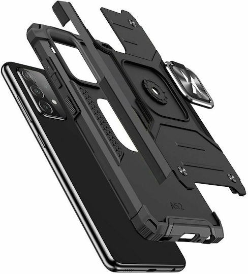 Wozinsky Ring Armor Back Cover Πλαστικό Μπλε (Galaxy A52 / A52s)