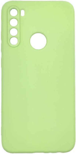Sonique Liquid Silicone Back Cover Green Redmi Note 8T