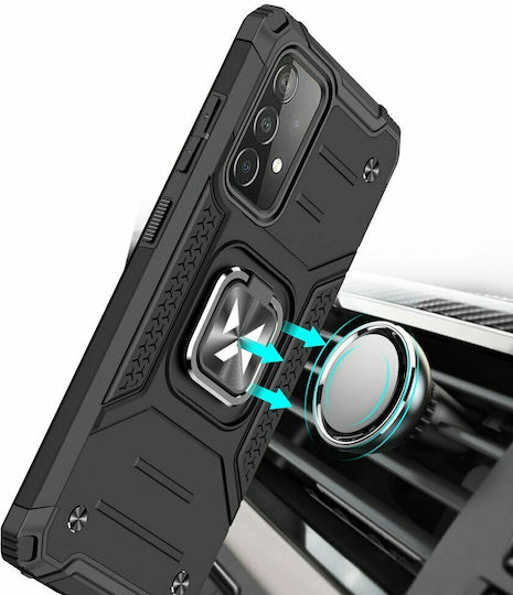 Wozinsky Ring Armor Back Cover Plastic Red (Galaxy A52 / A52s)