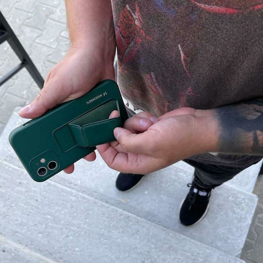 Wozinsky Kickstand Flexible Back Cover Σιλικόνης Ροζ (Redmi 9)