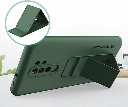 Wozinsky Kickstand Flexible Back Cover Σιλικόνης Ροζ (Redmi 9)