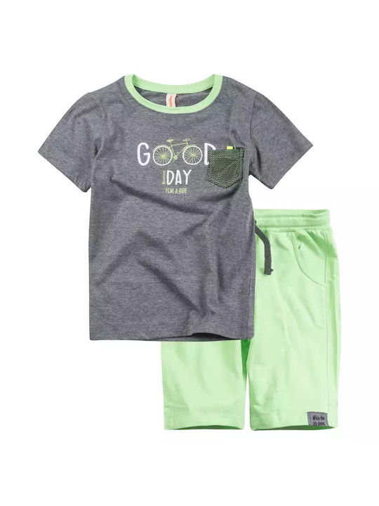 Reflex Kids Set with Shorts Summer 2pcs Gray