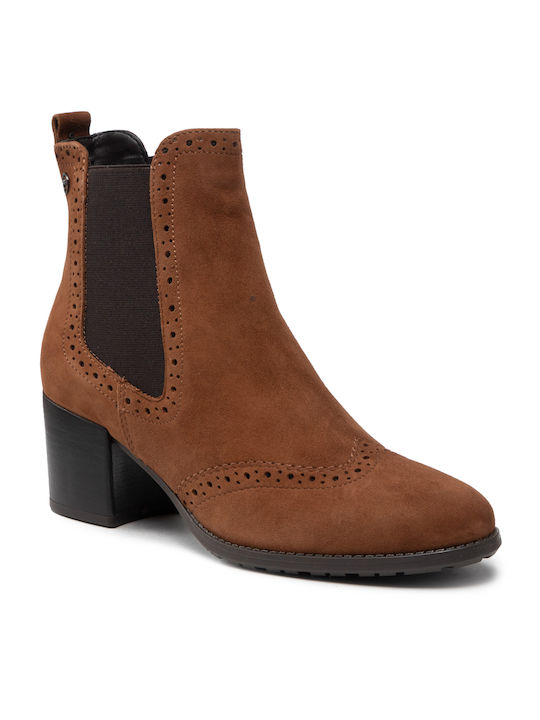 Tamaris Women's Chelsea Boots Tabac Brown