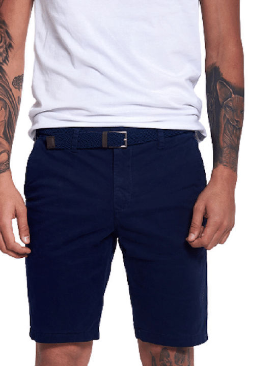 Cardiff Herrenshorts Chino Marineblau