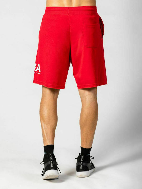 GSA Sportliche Herrenshorts Rot