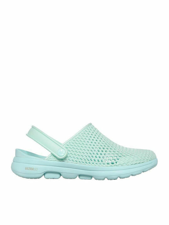 Skechers GOwalk 5 Sea Scape Woman Clogs Turquoise