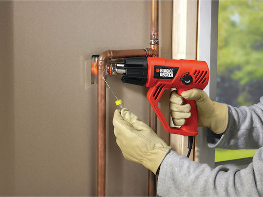 Black & Decker -QS Πιστόλι Θερμού Αέρα 2000W με Ρύθμιση Θερμοκρασίας εως και 600°C