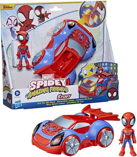 Фигура за Действие Spidey - Glow Tech Web Crawler Spider-Man със звуци за 3+ години Години