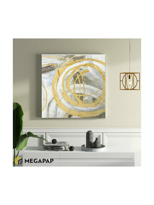 Megapap Exotic Circles Πίνακας σε Καμβά 50x50cm