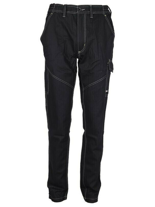 Payper Worker Pantaloni de Lucru Negru din Bumbac