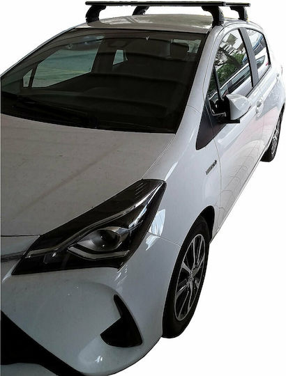 Nordrive Багажници за покрив Алуминий Silenzio за Toyota Ярис 2014-2017 / 2017-2020 (Комплект с крака)