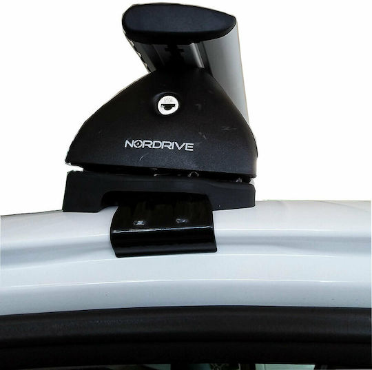 Nordrive Багажници за покрив Алуминий Silenzio за Toyota Ярис 2014-2017 / 2017-2020 (Комплект с крака)