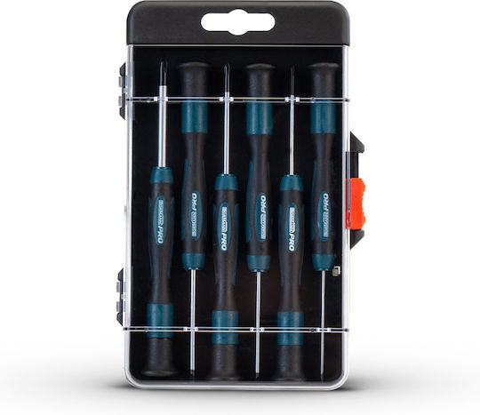 Bormann Pro BHT7106 Set 6 Precision Screwdrivers with 6 Interchangeable Tips