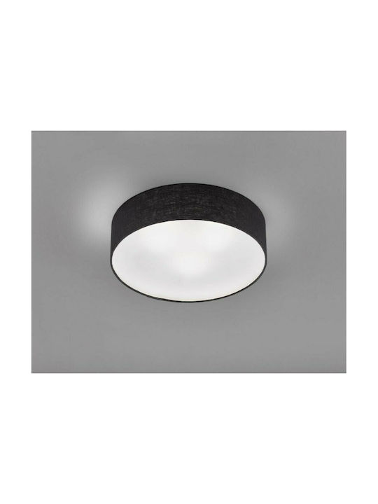 Fischer Honsel Maat Classic Fabric Ceiling Light with Socket E14 45pcs Black