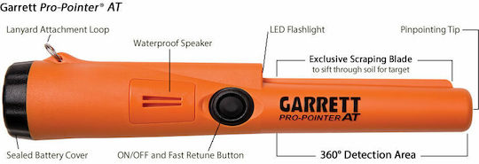 Garrett Pro-Pointer AT Ανιχνευτής Μετάλλων Εδάφους με Αδιάβροχο Πηνίο