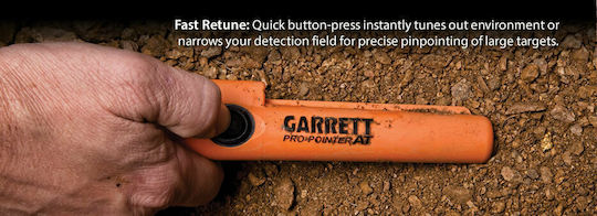 Garrett Pro-Pointer AT Ανιχνευτής Μετάλλων Εδάφους με Αδιάβροχο Πηνίο