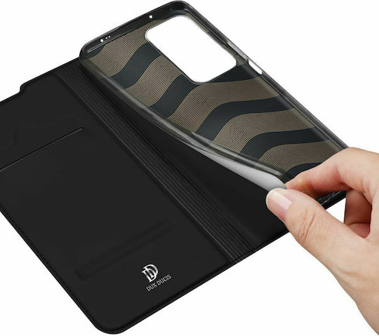 Dux Ducis Skin Pro Book Δερματίνης Μαύρο (Poco F4 5G)