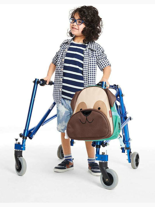 Skip Hop Zoo Pug School Bag Backpack Kindergarten Multicolour with Water Bottle Holder