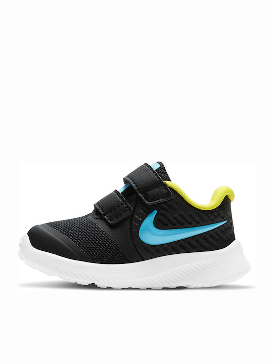Star Runner Star Runner 2 Kids Sports Shoes Running with Hoop & Loop Closure Black