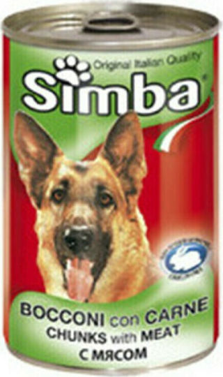 Simba Υγρή Τροφή Σκύλων σε Κονσέρβα με Μοσχάρι 1230gr