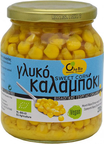 Όλα Bio Καλαμπόκι Γλυκό Χωρίς Γλουτένη 350gr