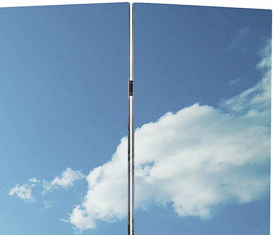 vidaXL Dekorativer Raumteiler aus Leinwand mit 5 Paneelen 200x170cm