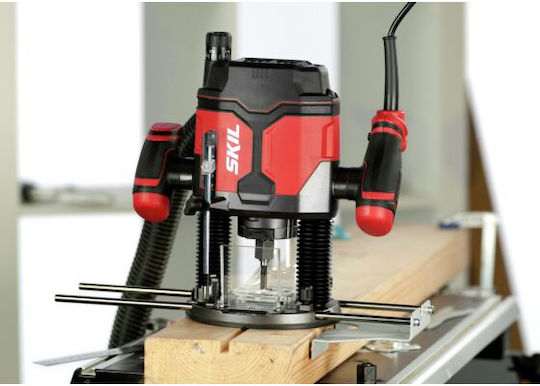 Skil 1860 AA Plunge Router 1400W with Speed Control and with Suction System