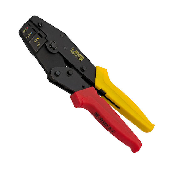 Unior Πρέσα Ακροδεκτών Διατομής 0.5 - 6mm² με Μόνωση