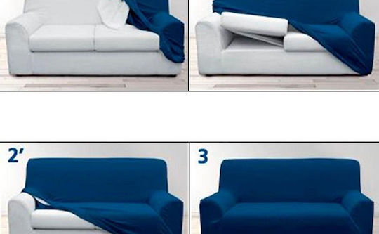 Mc Decor Akari Husă Elastică Canapea cu două locuri Grey Light 140εκ. 1buc MCL.EL.AKARI.DI-GKRI ANOIXTO