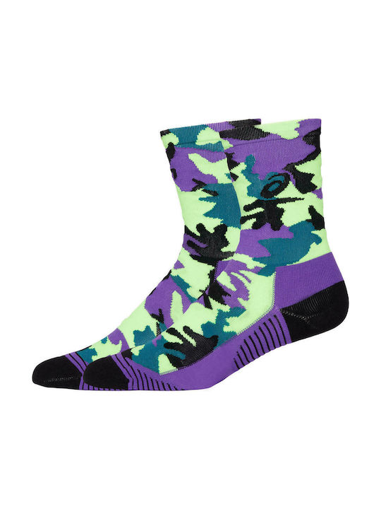 ASICS Camo Run Crew Running Socks Multicolour 1 Pair