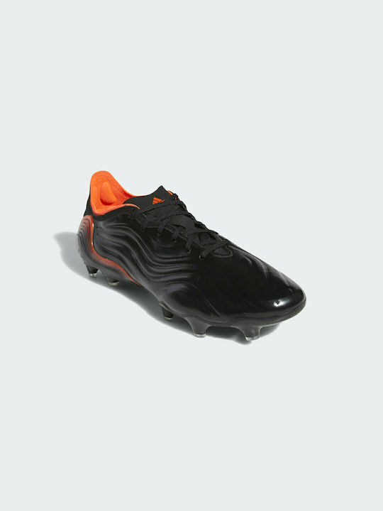 adidas Copa Sense.1 Pantofi de Fotbal cu crampoane Core Black / Solar Red / Team Solar Green