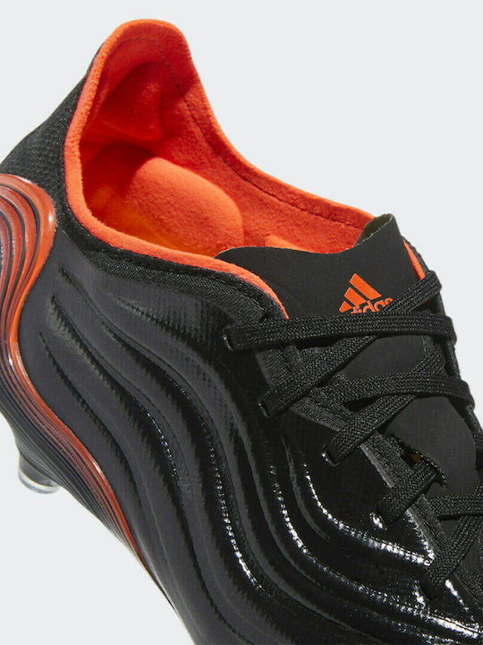 adidas Copa Sense.1 Pantofi de Fotbal cu crampoane Core Black / Solar Red / Team Solar Green