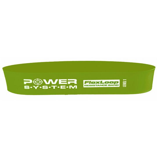 Power System Flex Loop Medium Λάστιχο Γυμναστικής Loop Μέτριο Πράσινο