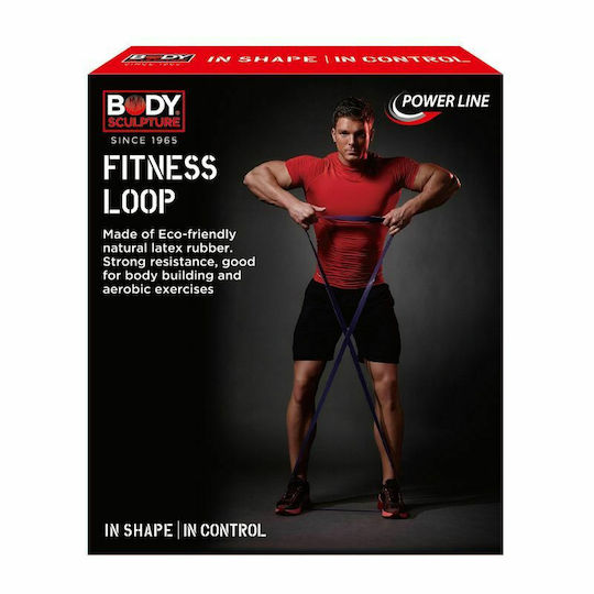 Body Sculpture Bandă de rezistență pentru exerciții Bucla Verde 1,9 mm 2.08m