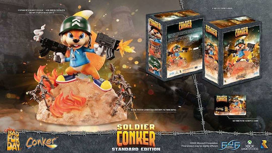 First 4 Figures Conker's Bad Fur Day Conker Soldier Collectible Figure 33cm