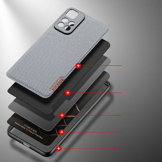 Dux Ducis Fino Back Cover Πλαστικό Μπλε (/ Poco X4 NFC 5G)