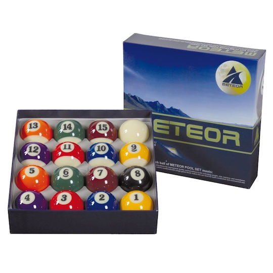 Nir Italia Meteor Pro Pool Ball Set Μπάλες Μπιλιάρδου Μπάλες Μπιλιάρδου 16τμχ 2302