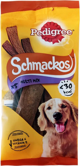 Pedigree Schmackos Multi Mix Dog Treat with Meat 36gr 5pcs 6488