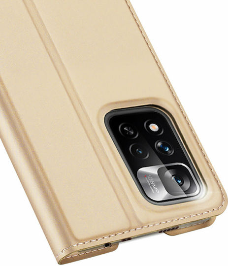 Dux Ducis Skin Pro Book Piele artificială Auriu (Poco M4 Pro 5G / Redmi Note 11s 5G )