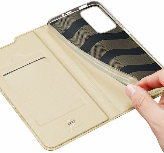 Dux Ducis Skin Pro Book Piele artificială Auriu (Poco M4 Pro 5G / Redmi Note 11s 5G )