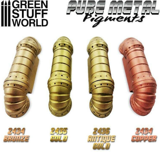 Green Stuff World Pure Metal Pigment Χρώμα Μοντελισμού Gold 30ml