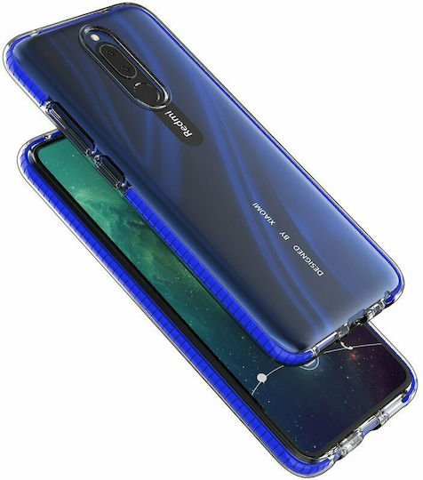 Hurtel Spring Back Cover Σιλικόνης 1mm Γαλάζιο (Redmi 8)