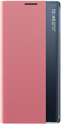 Hurtel New Sleep Buchen Sie Synthetisches Leder Rosa (Galaxy S22+ 5G)