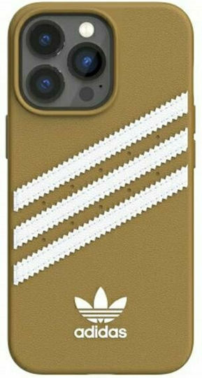 adidas Moulded Umschlag Rückseite Kunststoff Beige / Gold (iPhone 13 Pro)