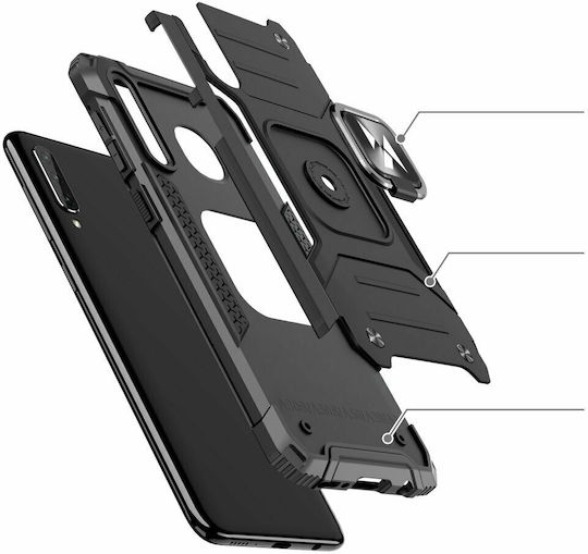 Wozinsky Ring Armor Back Cover Πλαστικό Ροζ (Galaxy A51)